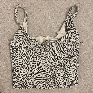 XS corset - zebra print - With Jean